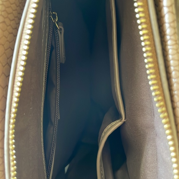 Adrienne Vittadini “The Greenwich Collection” Double Handle Shopper, Taupe - Picture 10 of 15